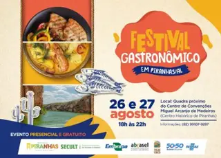  1° Festival Gastronômico de Piranhas é a mais nova atração no calendário de eventos em Alagoas