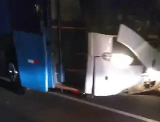 Colisão entre ônibus e moto deixa uma pessoa morta na AL-130 em Santana do Ipanema 