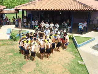 Proerd firma parceria com escola indígena para capacitação sobre combate às drogas
