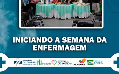 Hospital Regional de Santana realiza ações em comemoração à semana da enfermagem 